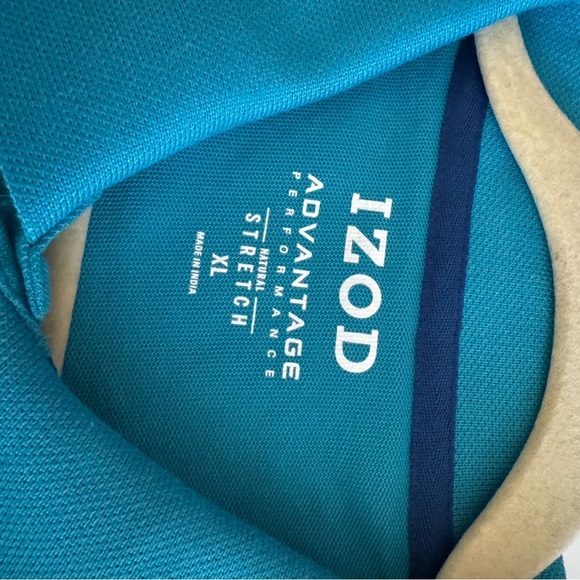 Izod Blue Polo Shirt Classic Design - Picture 5 of 5